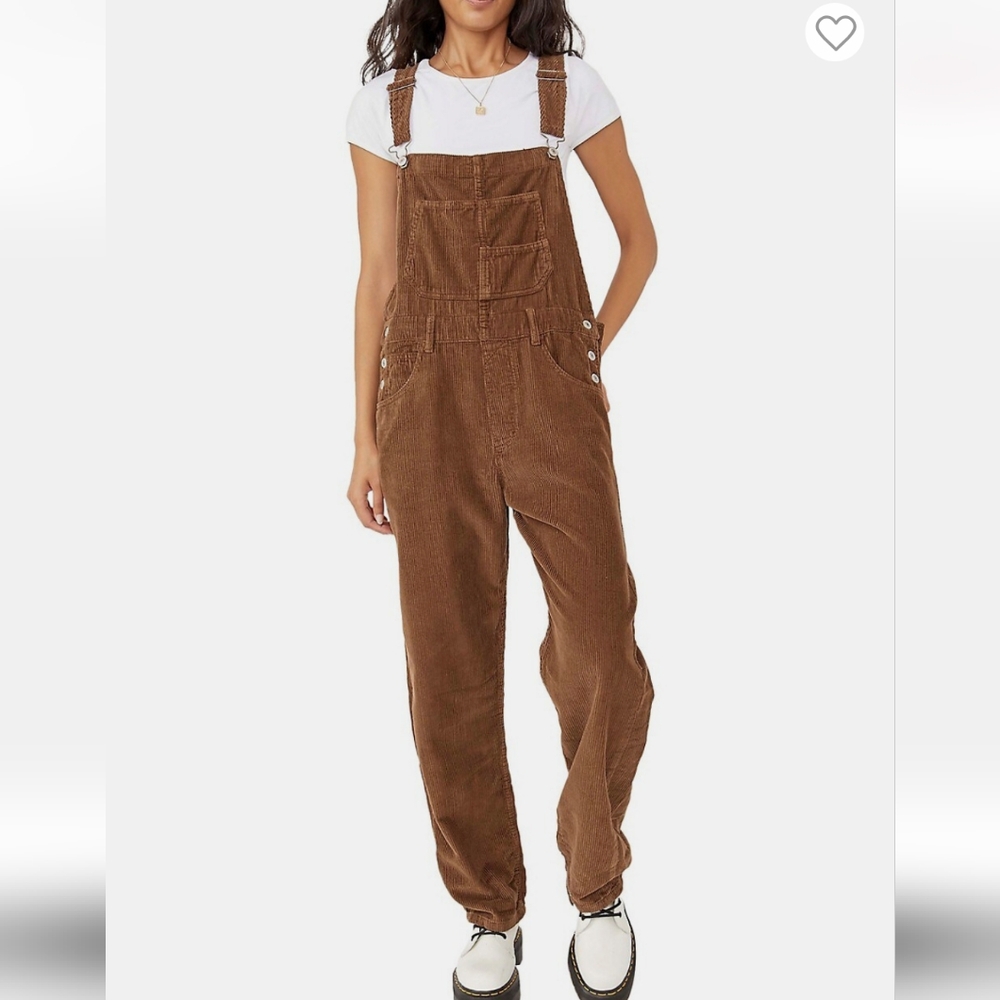 Free People Ziggy Corduroy Overalls